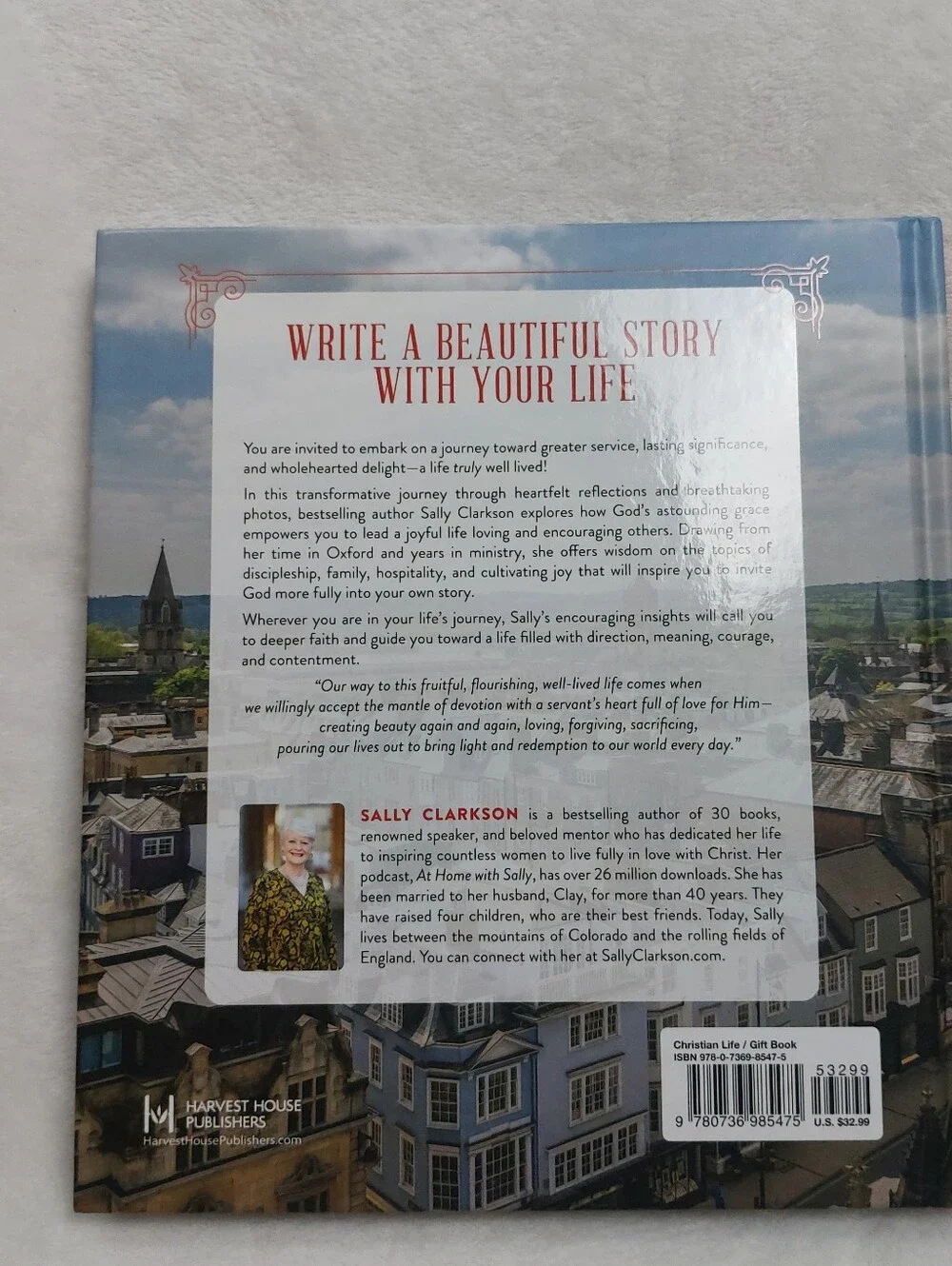 WELL LIVED SHAPING A LEGACY OF GRATITUDE AND GRACE SALLY CLARKSON HARD COVER NEW
